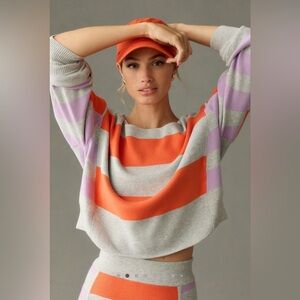 Anthropologie - Daily Practice Colorful Striped Women's Sweater